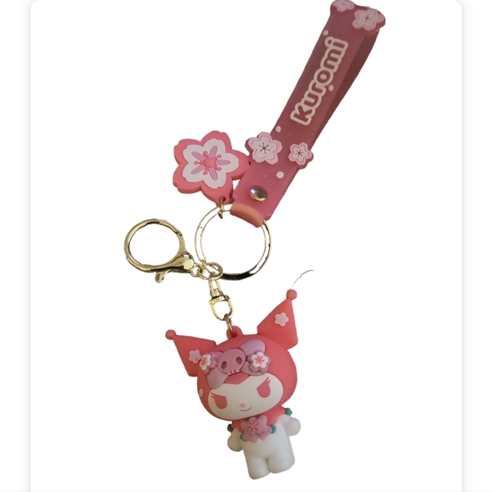 NWT Hello Kitty Kuromi Keychain Bag charm